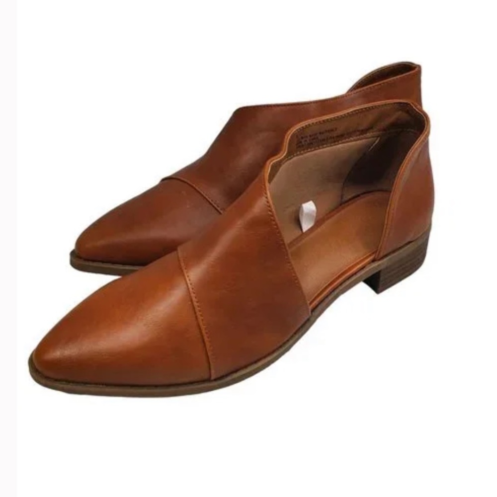 Universal Thread Wendy Ankle Bootie in Cognac Brown Size 8 BRAND NEW NEVER WORN